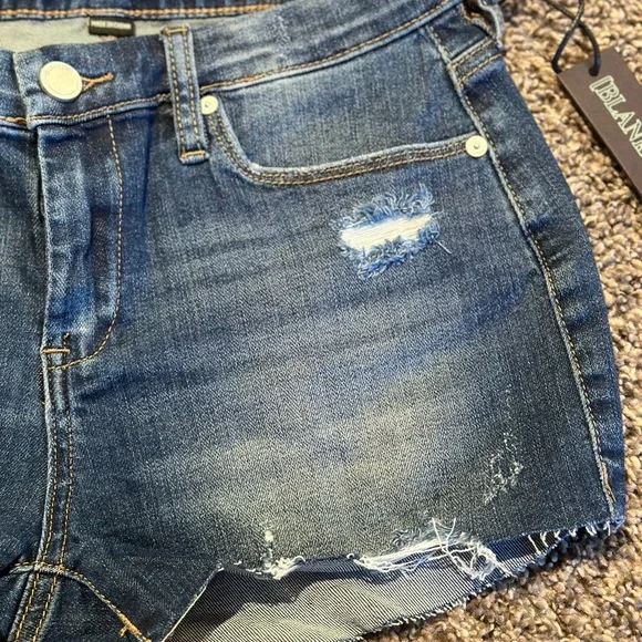 Blank NYC The Astor distressed denim Cutoff short - Picture 7 of 8